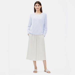 Eileen Fisher Tencel Stretch Box-Top